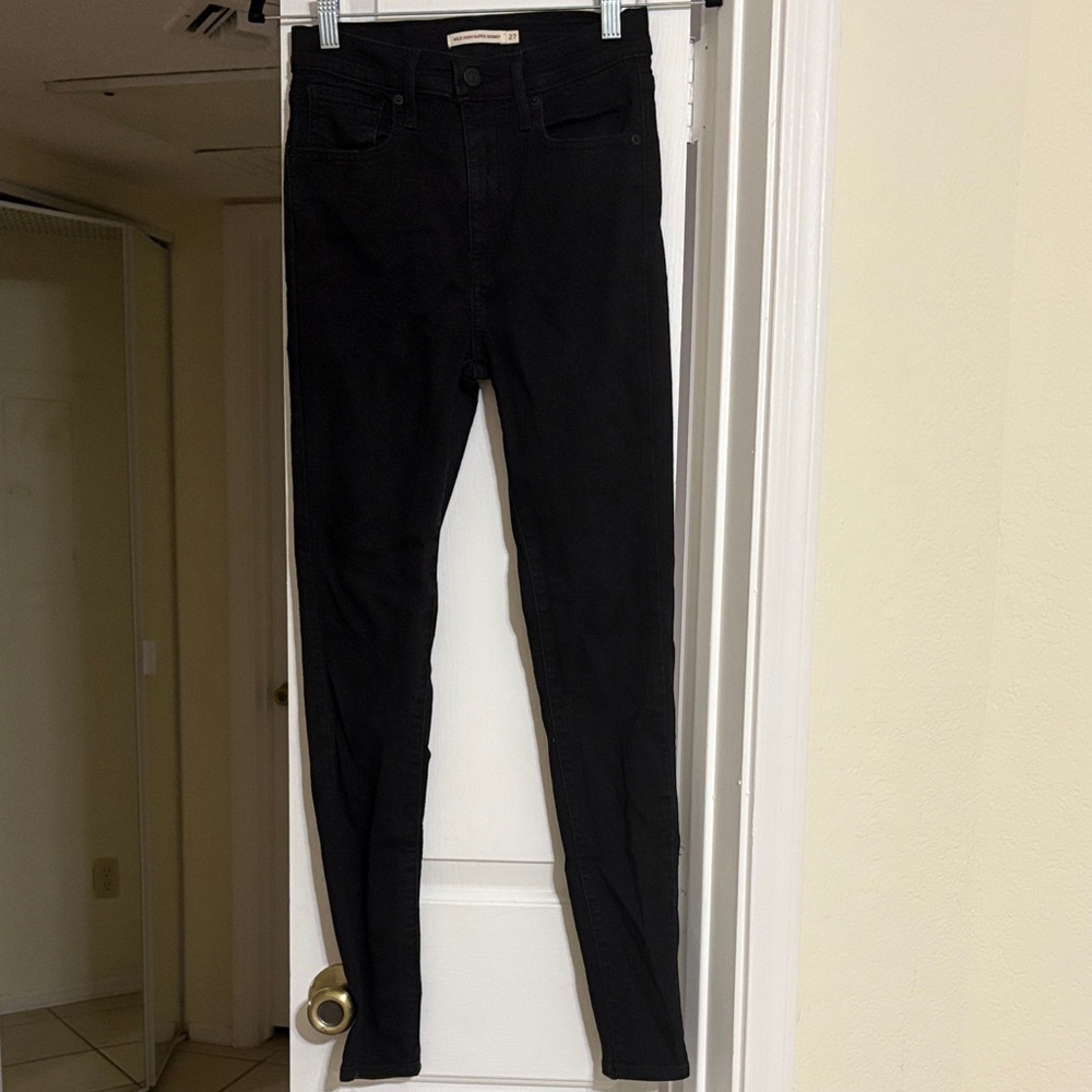 Levi's Mile High Super Skinny Women's Classic Black Skinny Jeans